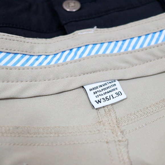 FootJoy FJ Athletic Fit Golf Pants Mens 35x30 Performance Chinos Bundle Lot of 4 - Picture 4 of 9